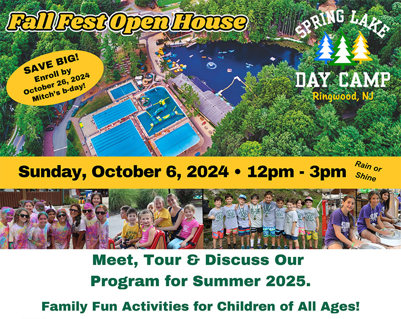 Spring Lake Day Camp Fall Fest info